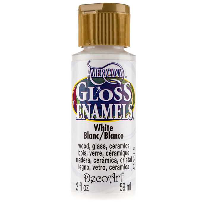 White Americana Gloss Enamels Hobby Lobby 333500